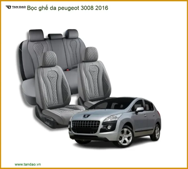 Bọc ghế da Peugeot 3008 2016 - Trung Tâm Nâng Cấp Chính Hãng TPHCM