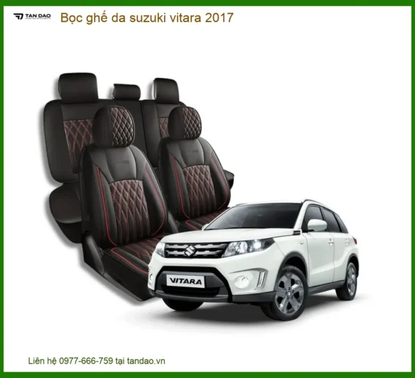 Bọc Ghế Da Suzuki Vitara 2017 - Trung Tâm Lắp Đặt Chính Hãng TPHCM