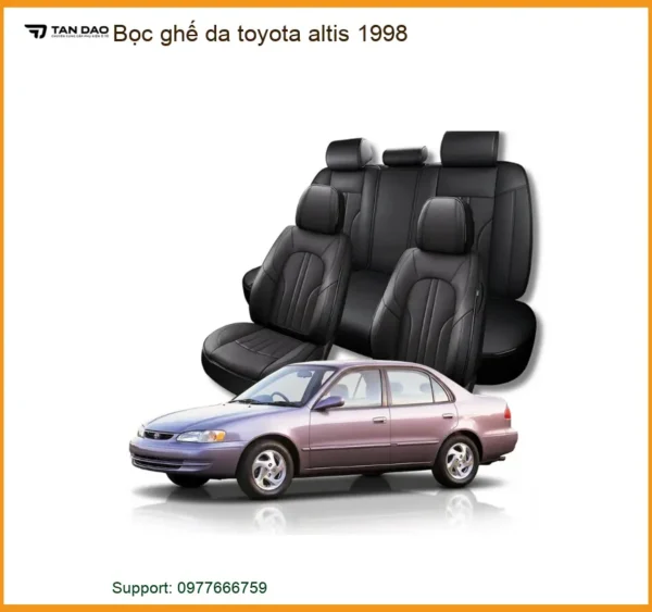 Bọc Ghế Da Toyota Altis 1998 - Địa Chỉ Lắp Đặt Uy Tín TPHCM