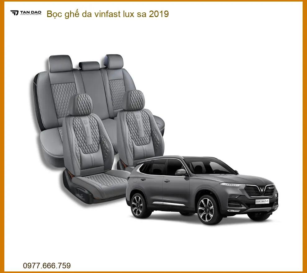Bọc ghế da Vinfast Lux SA 2019 - Địa Chỉ Nâng Cấp Ghế Da Chính Hãng TPHCM