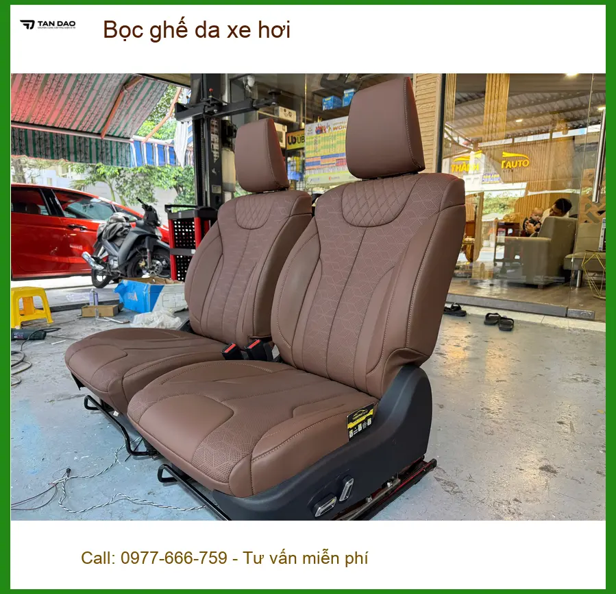 Anh Tùng Hyundai Accent bọc ghế da tại Quận 12 để nội thất sạch đẹp hơn ảnh thực tế 2