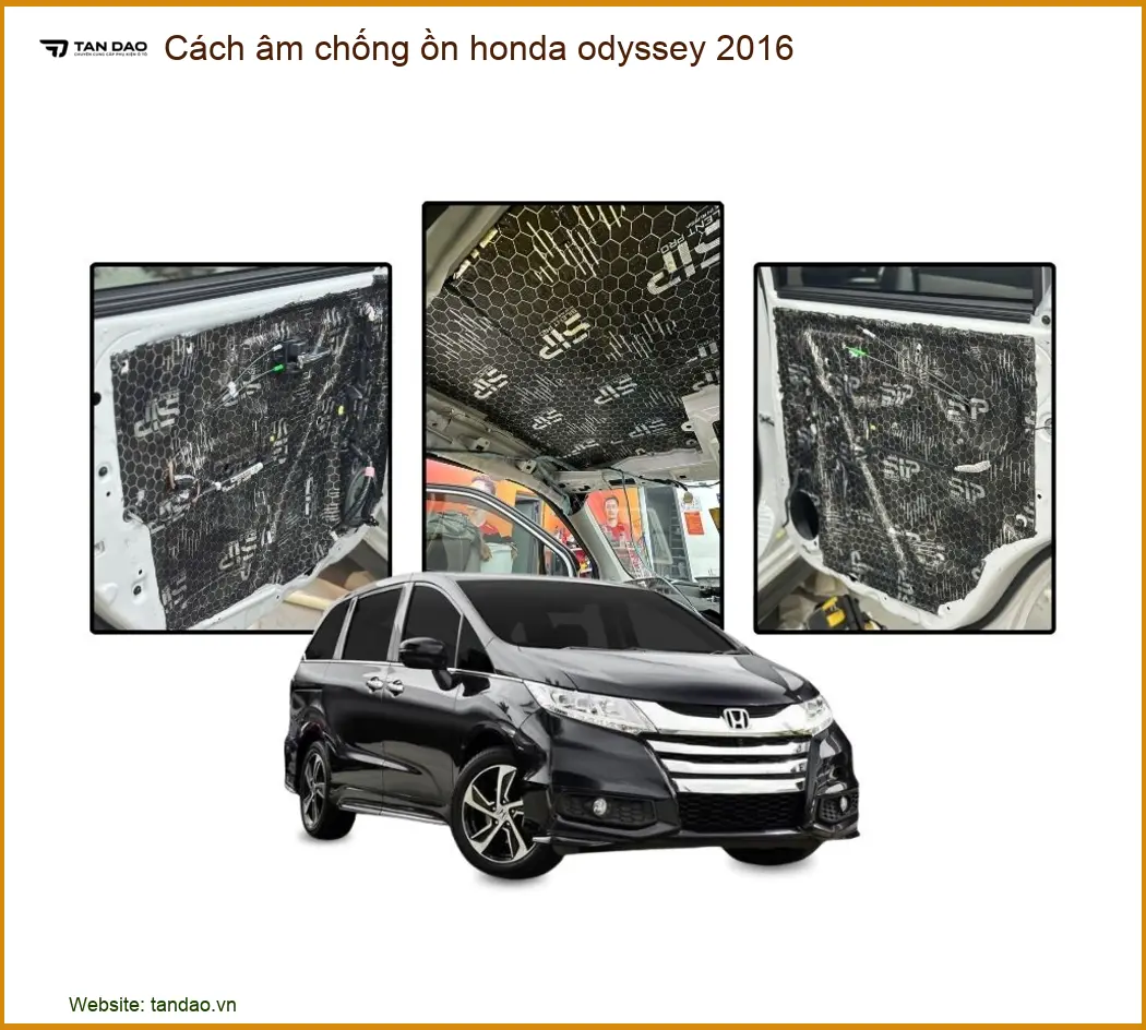 Cách Âm Chống Ồn Honda Odyssey 2016 - Trung Tâm Lắp Đặt Uy Tín TPHCM