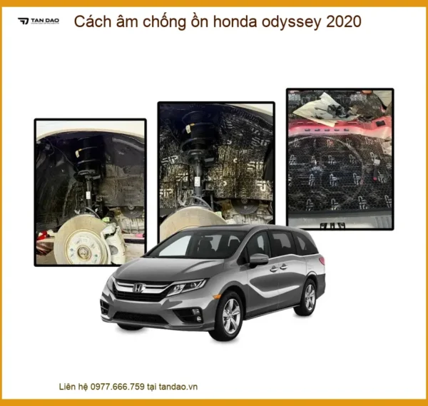Cách âm chống ồn Honda Odyssey 2020 - Trung Tâm Lắp Đặt Uy Tín TPHCM