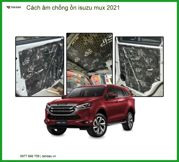 Cách âm chống ồn toàn diện Isuzu Mu-X 2021 - Địa Chỉ Lắp Đặt Uy Tín TPHCM