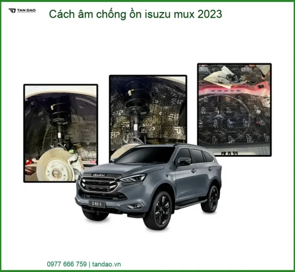 Cách âm chống ồn Isuzu Mu-X 2023 - Trung Tâm Lắp Đặt Uy Tín TPHCM