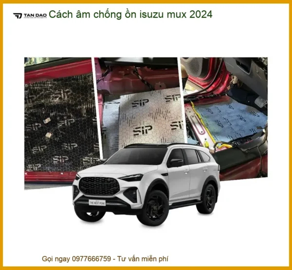 Cách Âm Chống Ồn Isuzu Mu-X 2024 - Địa Chỉ Lắp Đặt Uy Tín TPHCM