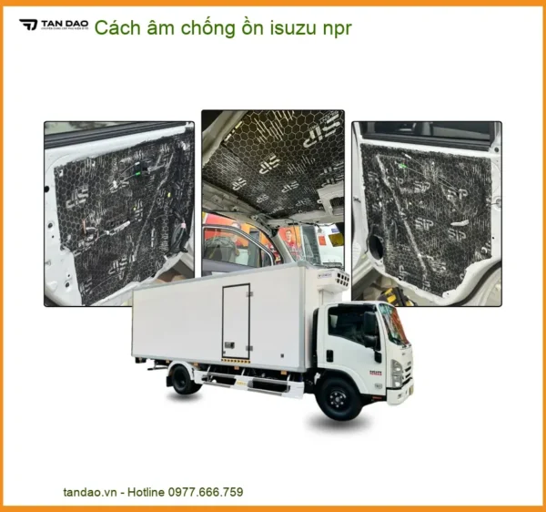 Cách Âm Chống Ồn Isuzu NPR - Địa Chỉ Lắp Đặt Uy Tín TPHCM