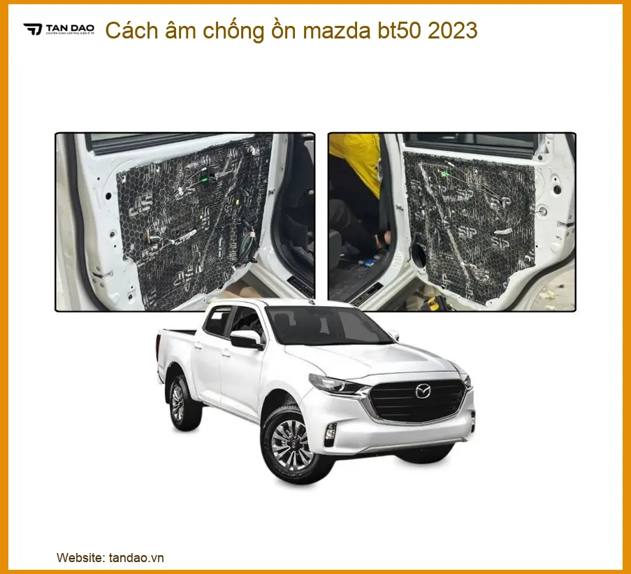 Cách Âm Chống Ồn Mazda BT50 2023 - Trung Tâm Lắp Đặt Uy Tín TPHCM