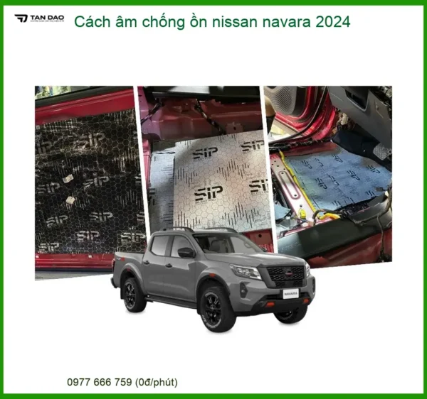 Cách âm chống ồn nissan navara 2024