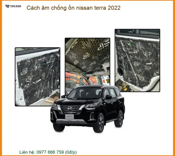 Cách âm chống ồn Nissan Terra 2022 - Trung Tâm Lắp Đặt Uy Tín TPHCM
