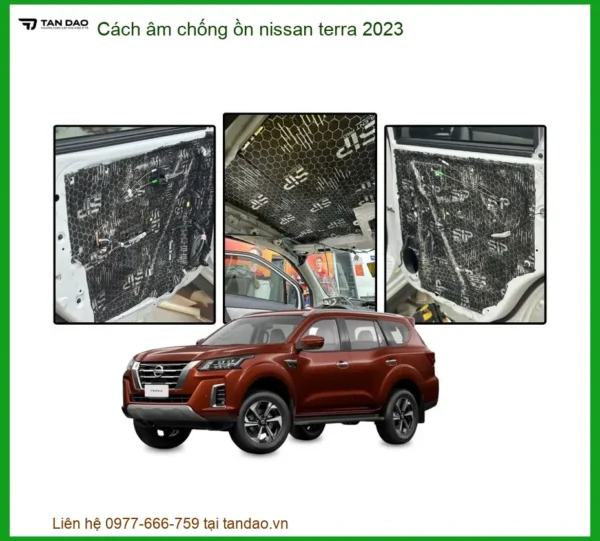Dán Cách âm chống ồn Nissan Terra 2023 - Trung Tâm Lắp Đặt Chính Hãng TPHCM