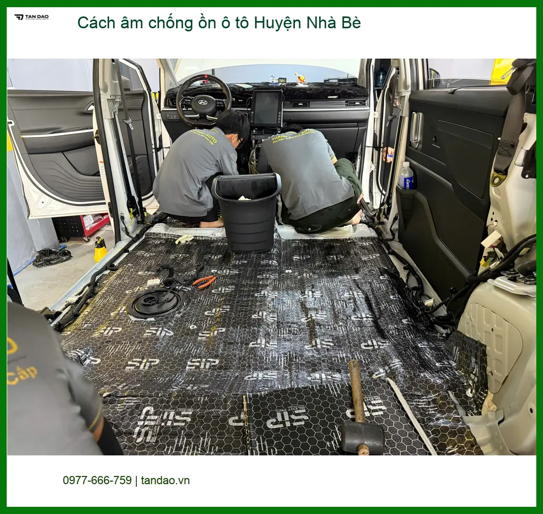 Dịch Vụ Cách Âm Chống Ồn Ô Tô âm chống ồn ô tô Huyện Nhà Bè - Giá Tốt TPHCM ảnh thực tế 3