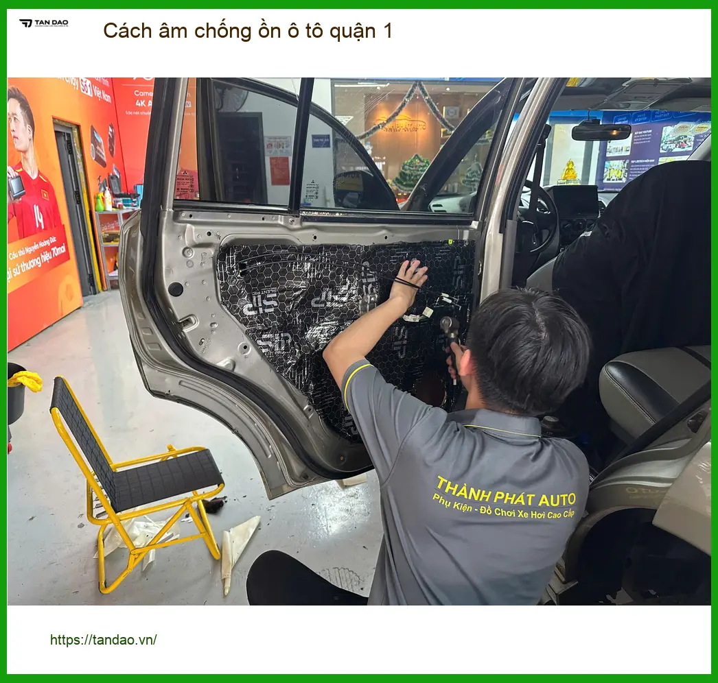 Dịch Vụ Thi Công Cách Âm Chống Ồn Ô Tô Tại Quận 1 - Thi Công Chuyên Nghiệp ảnh thực tế 2