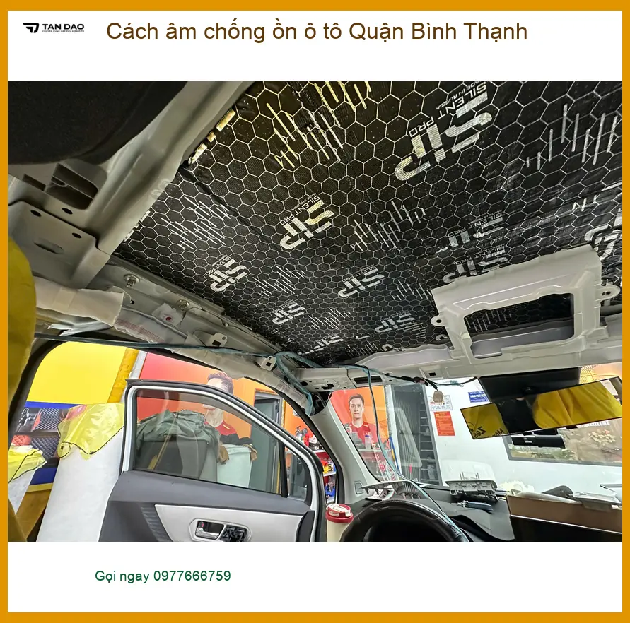 Dịch Vụ Thi Công Cách Âm Chống Ồn Ô Tô Quận Bình Thạnh - Giá Tốt TPHCM ảnh thực tế 3