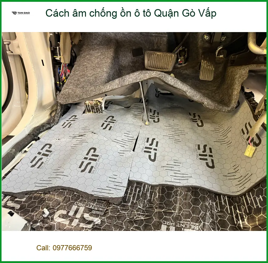 Dịch Vụ Thi Công Cách Âm Chống Ồn Ô Tô Quận Gò Vấp - Thi Công Chuyên Nghiệp ảnh thực tế 2