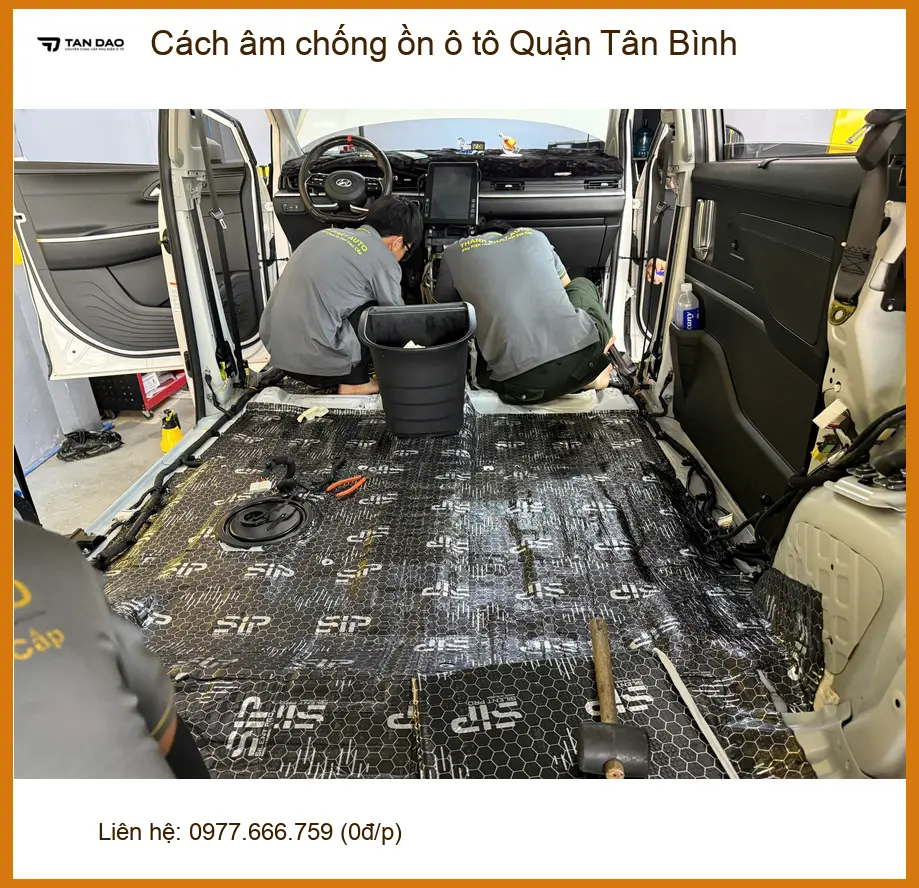 Dịch Vụ Thi Công Cách Âm Chống Ồn Ô Tô Quận Tân Bình - Thi Công Chuyên Nghiệp ảnh thực tế 2