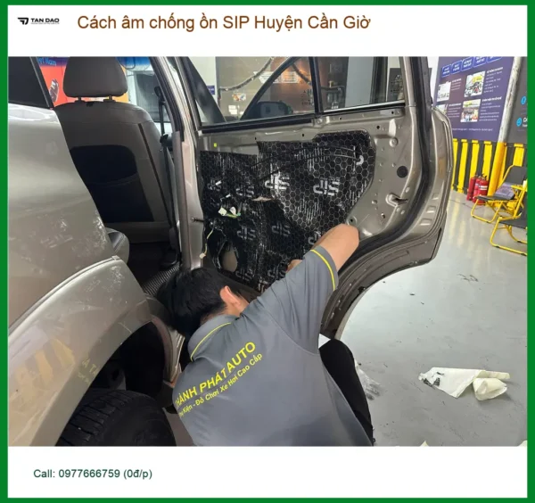 Alternative view of Nơi Lắp Cách Âm Chống Ồn Ô Tô âm chống ồn SIP Huyện Cần Giờ - Giá Tốt TPHCM