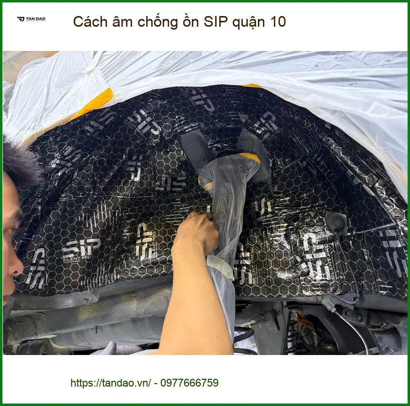 Nơi Gắn Cách Âm Chống Ồn Ô Tô âm chống ồn SIP quận 10 - Giá Tốt TPHCM ảnh thực tế 3