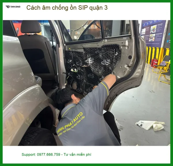 Nơi Lắp Cách Âm Chống Ồn Ô Tô âm chống ồn SIP quận 3 - Giá Tốt TPHCM
