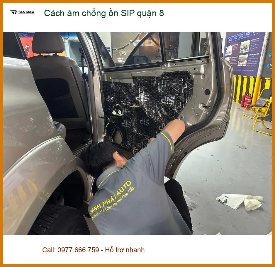 Nơi Gắn Cách Âm Chống Ồn Ô Tô âm chống ồn SIP quận 8 - Giá Tốt TPHCM