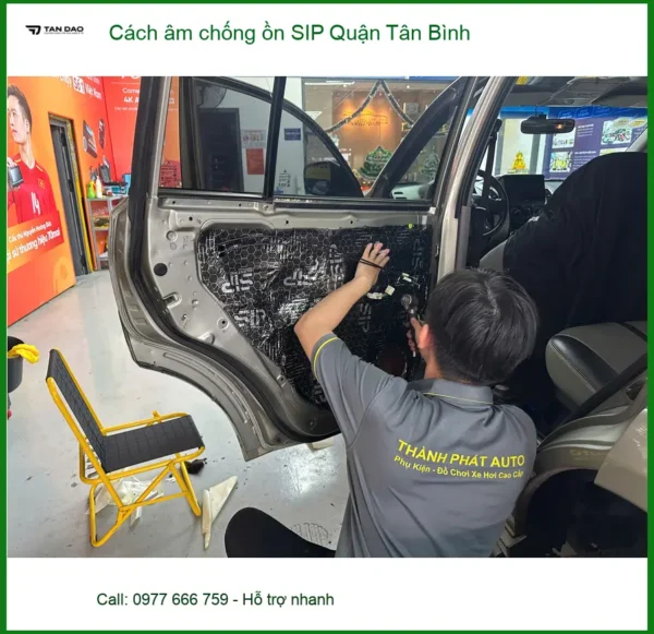 Nơi Lắp Cách Âm Chống Ồn Ô Tô âm chống ồn SIP Quận Tân Bình - Giá Tốt TPHCM