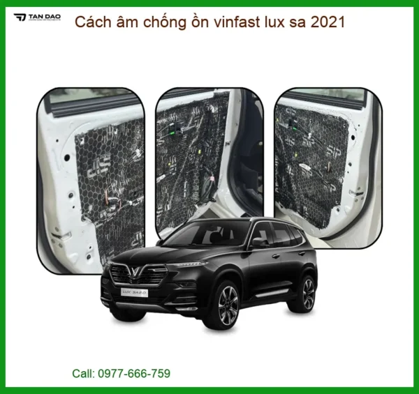 Cách âm chống ồn VinFast Lux SA 2021 - Trung Tâm Lắp Đặt Uy Tín TPHCM