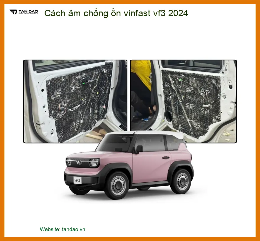 Cách âm chống ồn Vinfast VF3 2024 - Địa Chỉ Lắp Đặt Uy Tín TPHCM