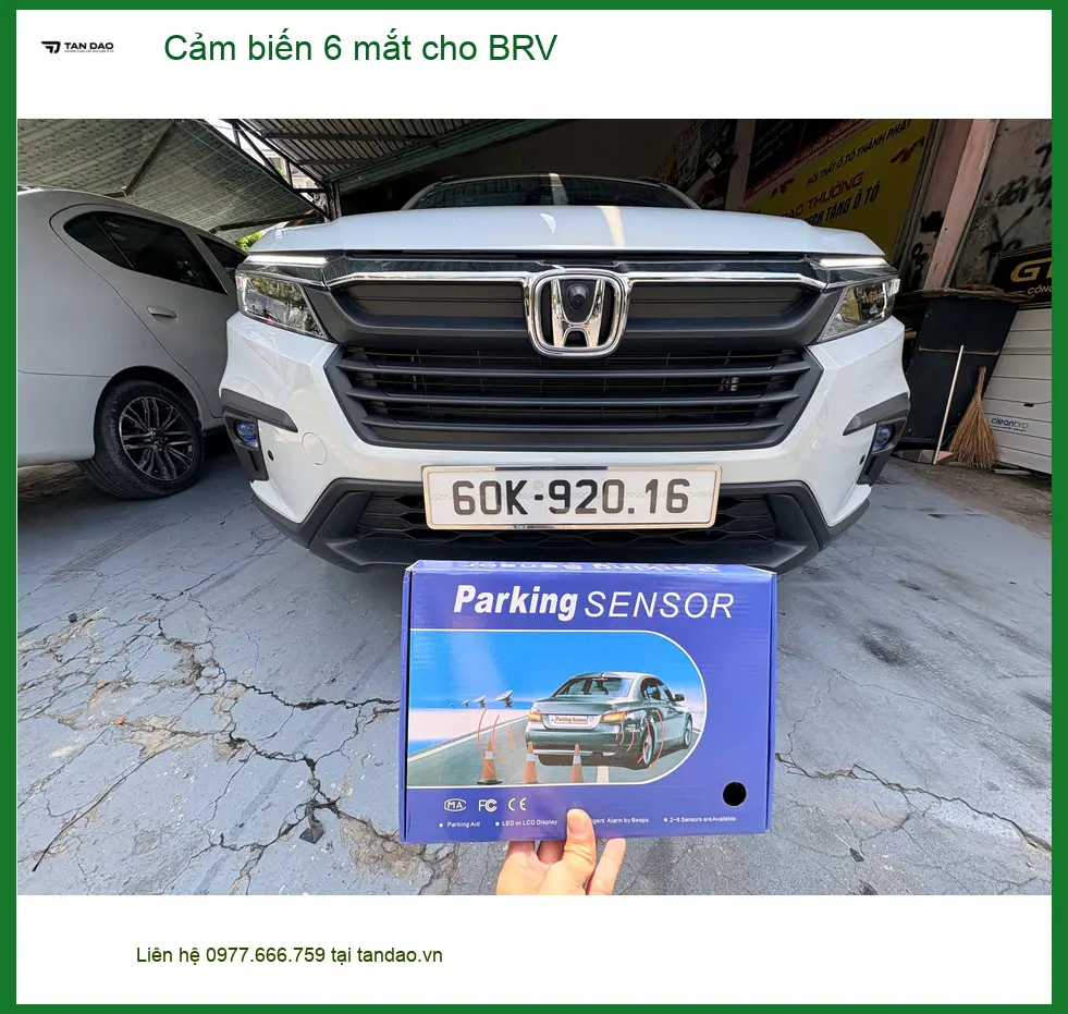 Anh Khang lắp cảm biến 6 mắt cho BRV để đỗ xe an toàn hơn tại Quận 10 ảnh thực tế 2