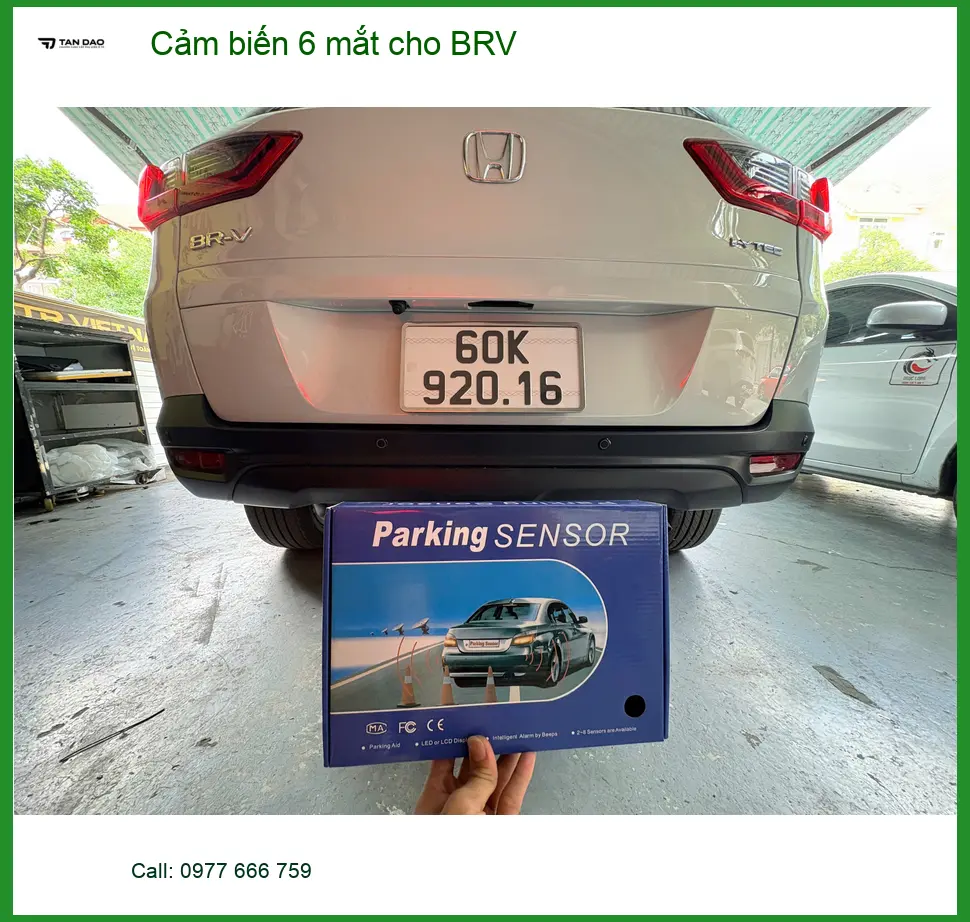 Anh Khang lắp cảm biến 6 mắt cho BRV để đỗ xe an toàn hơn tại Quận 10 ảnh thực tế 4