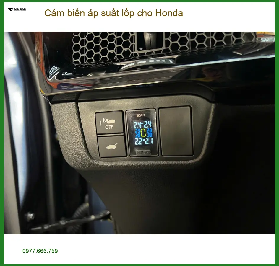 Chị Thảo lắp cảm biến áp suất lốp Honda Civic tại Quận 2 cho hành trình an toàn ảnh thực tế 3