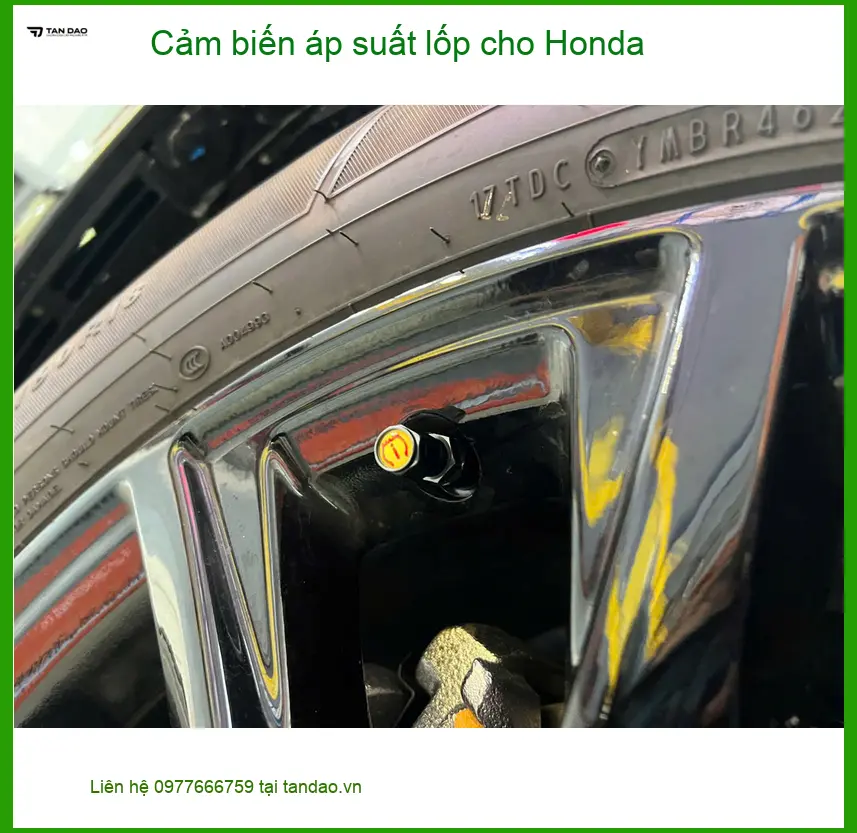 Chị Thảo lắp cảm biến áp suất lốp Honda Civic tại Quận 2 cho hành trình an toàn ảnh thực tế 5