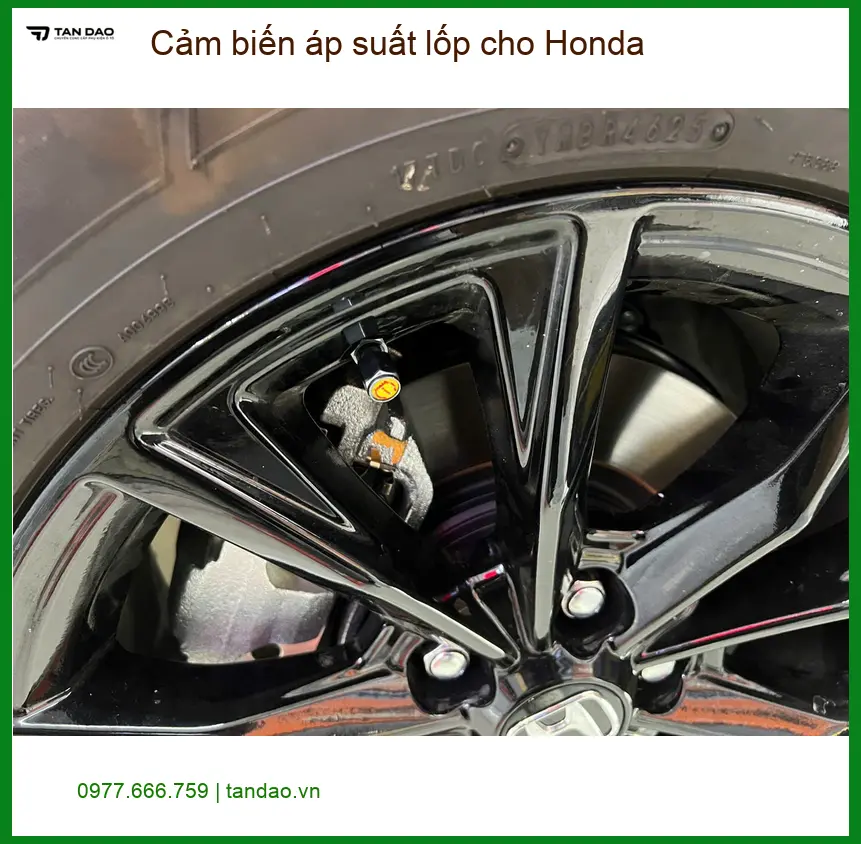 Anh Khang lắp cảm biến áp suất lốp cho Honda CR-V tại Bình Chánh an toàn ảnh thực tế 4