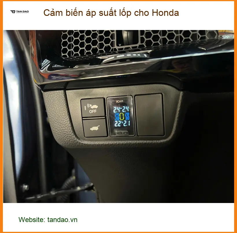 Anh Trung lắp cảm biến áp suất lốp Honda Civic tại Tân Bình vì đi công tác xa ảnh thực tế 4