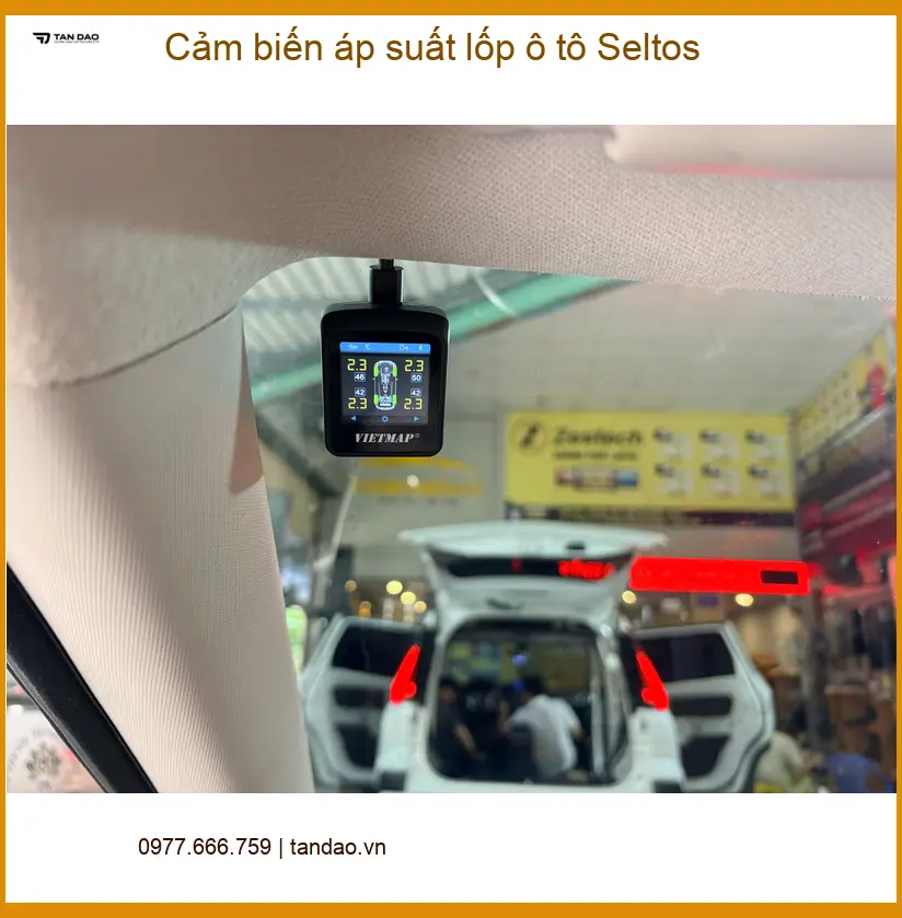 Anh Quốc Anh lắp cảm biến áp suất lốp Seltos tại Quận 9 an tâm lái xe đường dài ảnh thực tế 2