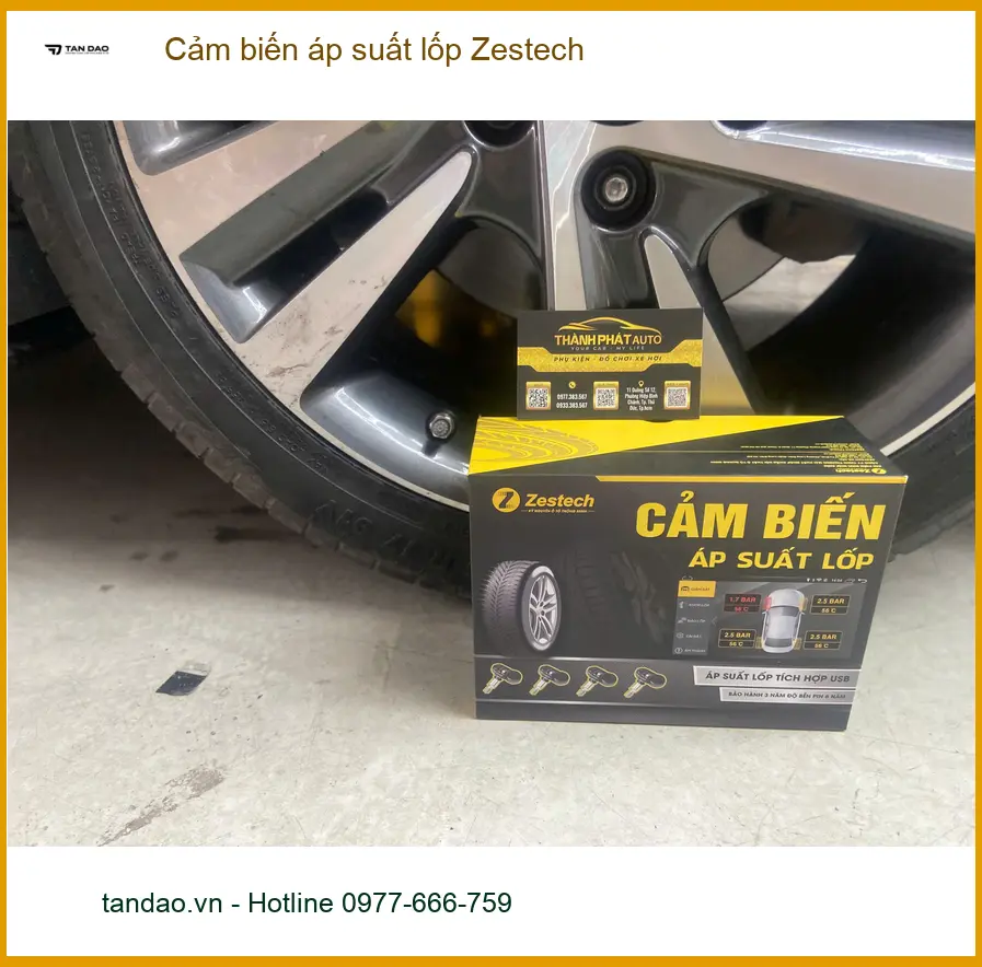 Anh Cường lắp cảm biến áp suất lốp Zestech cho Hyundai Creta tại Quận 3