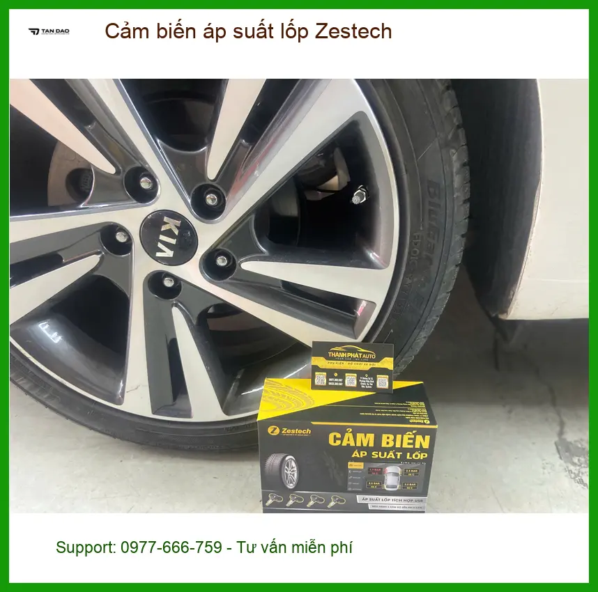Anh Cường lắp cảm biến áp suất lốp Zestech cho Hyundai Creta tại Quận 3 ảnh thực tế 3
