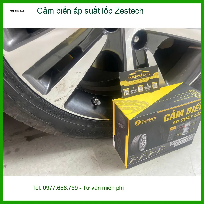 Anh Cường lắp cảm biến áp suất lốp Zestech cho Hyundai Creta tại Quận 3 ảnh thực tế 4