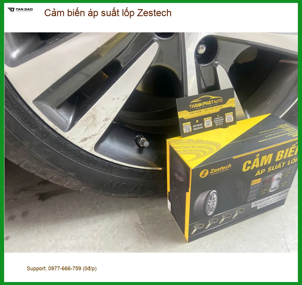 Anh Quang lắp cảm biến áp suất lốp Zestech cho Hyundai Accent tại Quận Nhà Bè ảnh thực tế 2