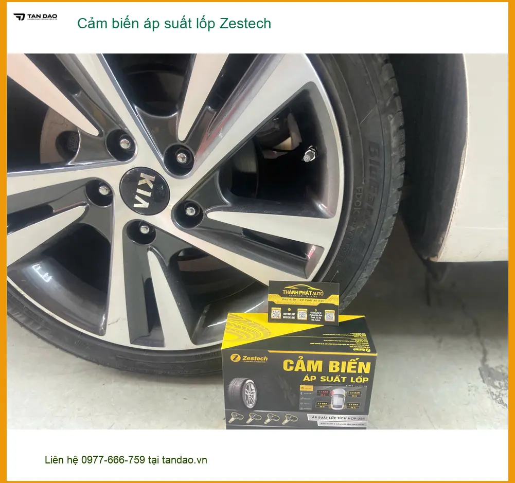 Anh Quang lắp cảm biến áp suất lốp Zestech cho Hyundai Accent tại Quận Nhà Bè ảnh thực tế 4