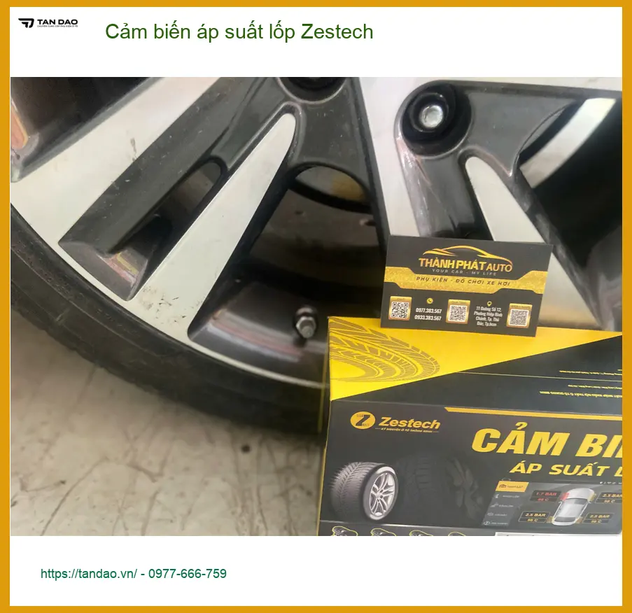 Anh Quang lắp cảm biến áp suất lốp Zestech cho Hyundai Accent tại Quận Nhà Bè ảnh thực tế 5
