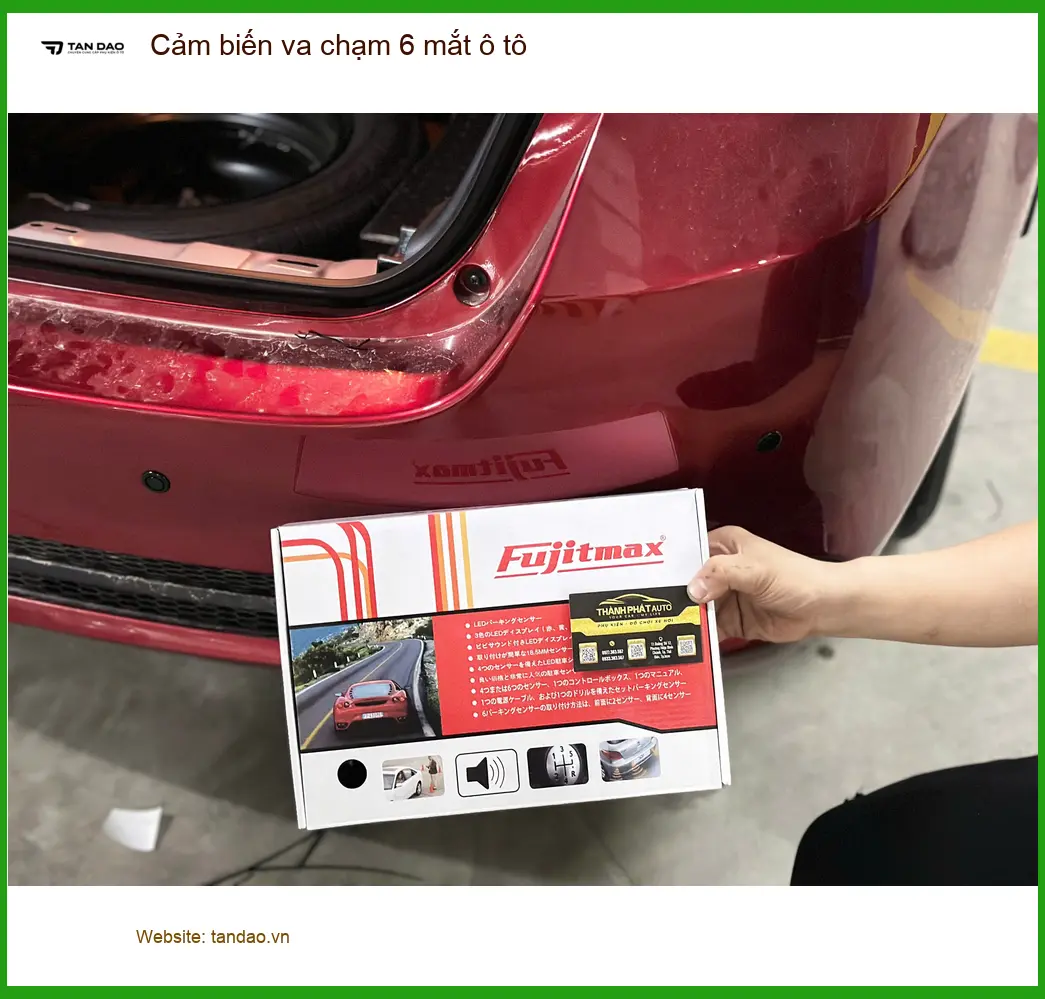 Anh Tuấn lắp cảm biến va chạm 6 mắt ô tô cho Mazda CX-5 ở Nhà Bè ảnh thực tế 3
