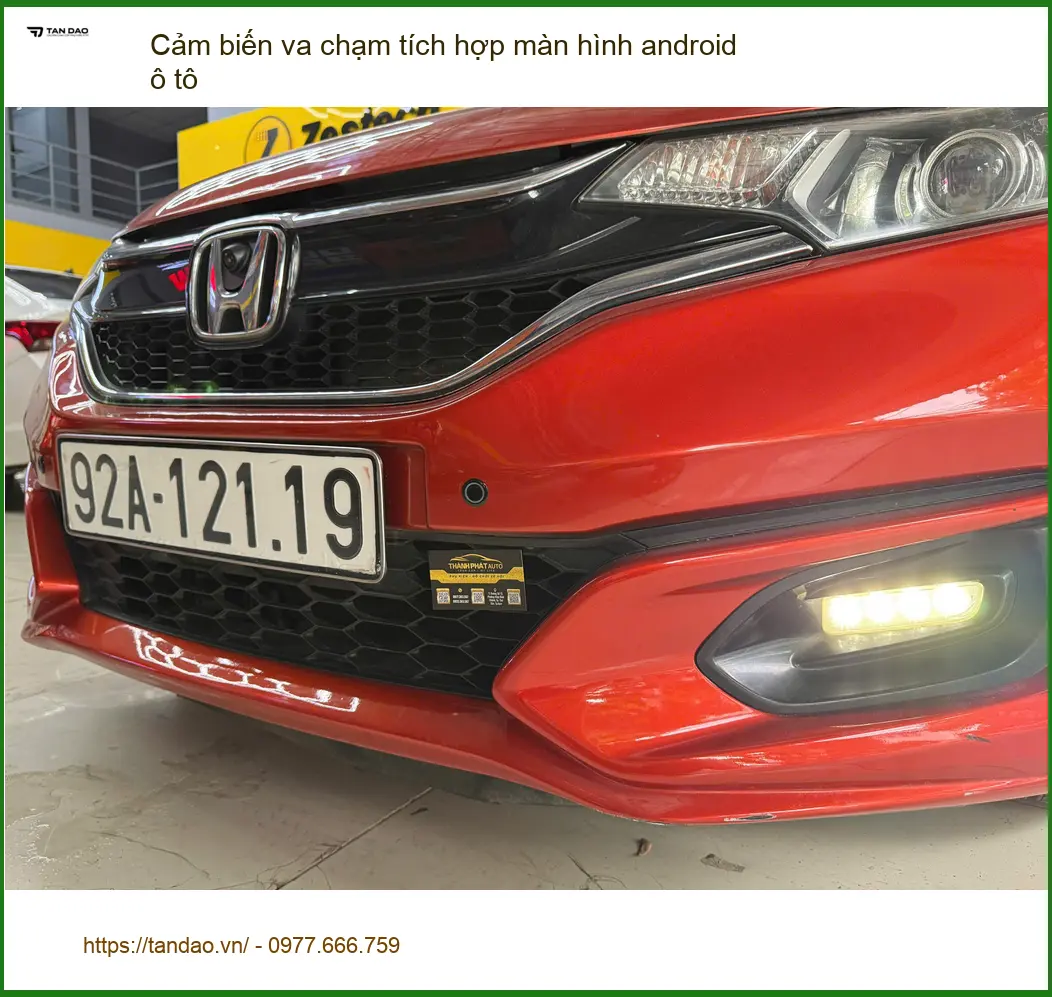 Anh Tuấn lắp cảm biến va chạm tích hợp màn hình Android ô tô Mazda Quận Thủ Đức ảnh thực tế 2