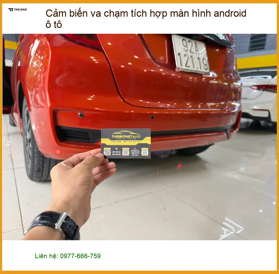 Anh Tuấn lắp cảm biến va chạm tích hợp màn hình Android ô tô Mazda Quận Thủ Đức ảnh thực tế 3