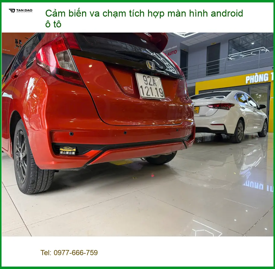 Anh Huy lắp Cảm biến va chạm tích hợp màn hình Android ô tô ở Quận 10 ảnh thực tế 2