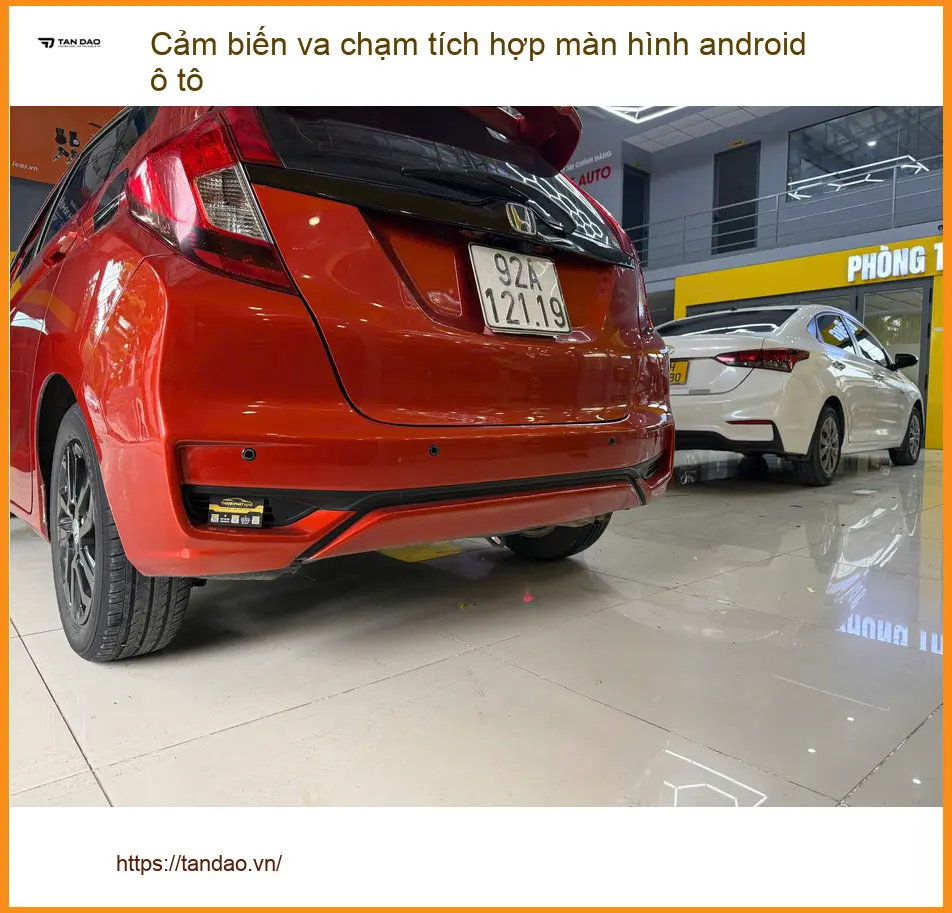 Anh Phước lắp cảm biến va chạm màn hình Android ô tô Vios tại Quận 1 ảnh thực tế 3
