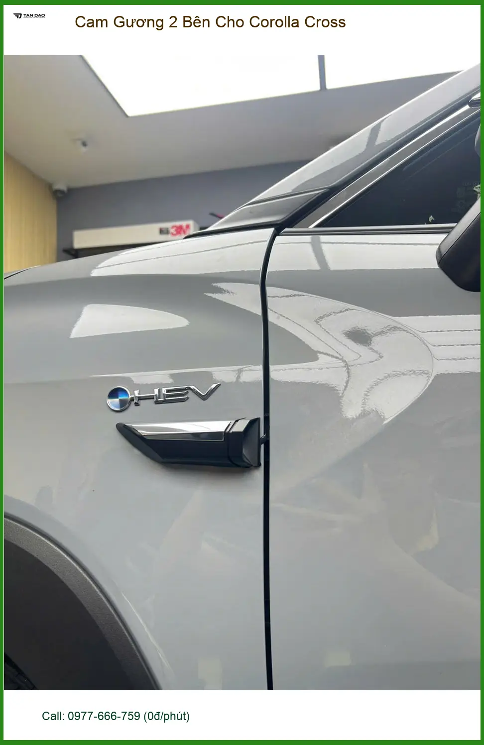 Chị Thảo lắp Cam Gương 2 Bên cho Corolla Cross Quận 2 giảm điểm mù
