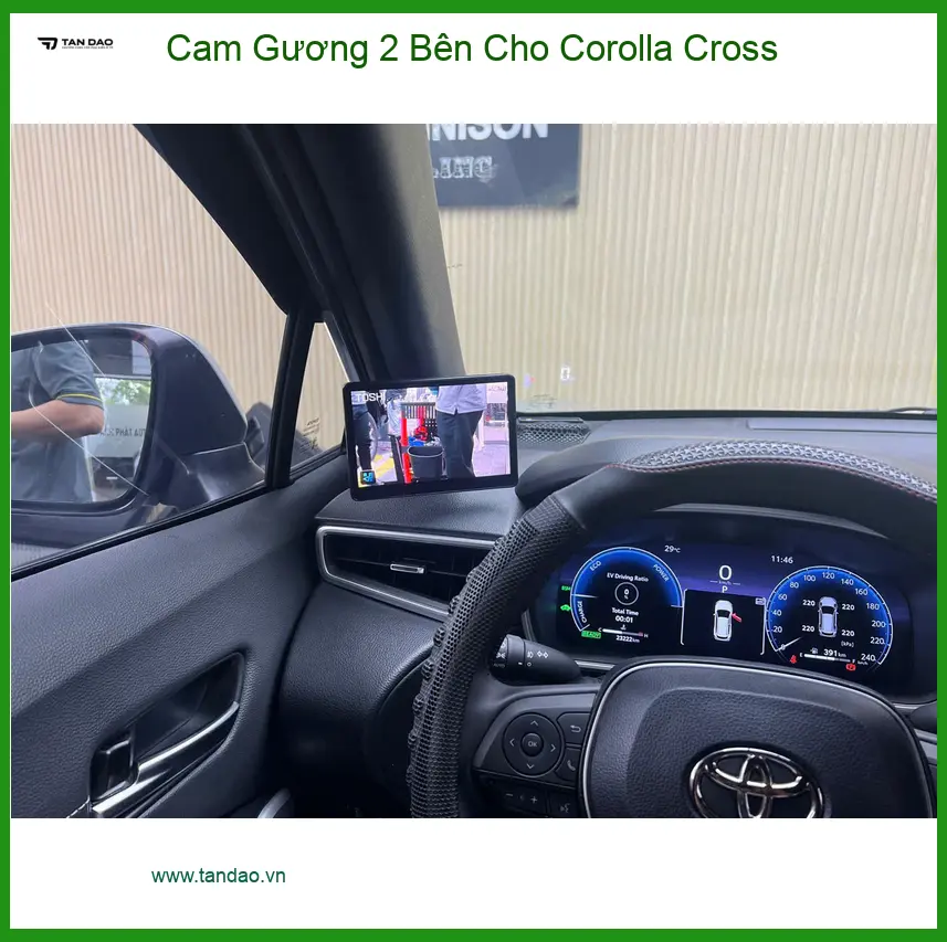 Anh Khải lắp Cam Gương 2 Bên cho Corolla Cross tại Quận Tân Bình ảnh thực tế 2