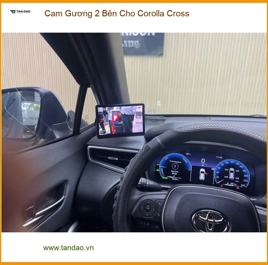 Anh Khải lắp Cam Gương 2 Bên cho Corolla Cross tại Quận Tân Bình ảnh thực tế 3
