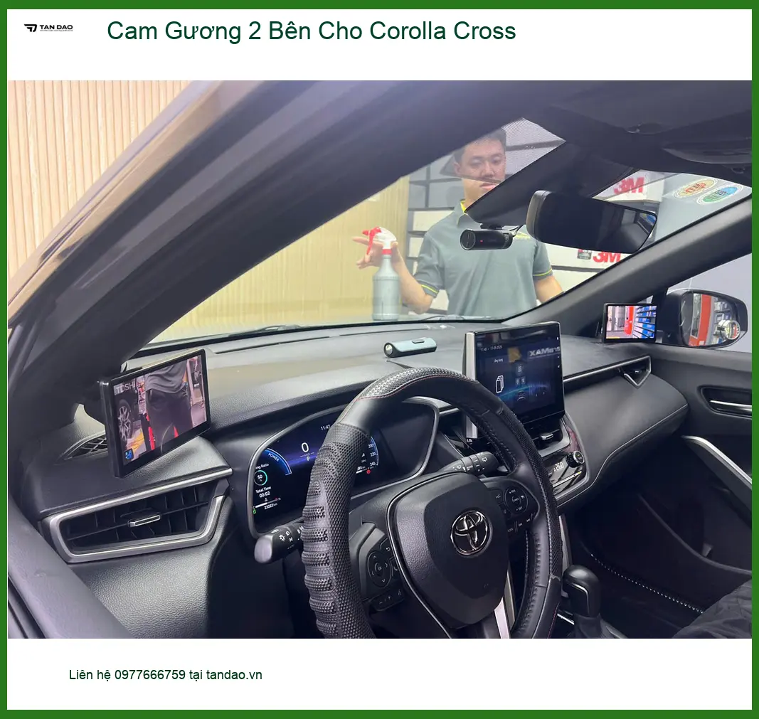 Anh Khải lắp Cam Gương 2 Bên cho Corolla Cross tại Quận Tân Bình ảnh thực tế 5