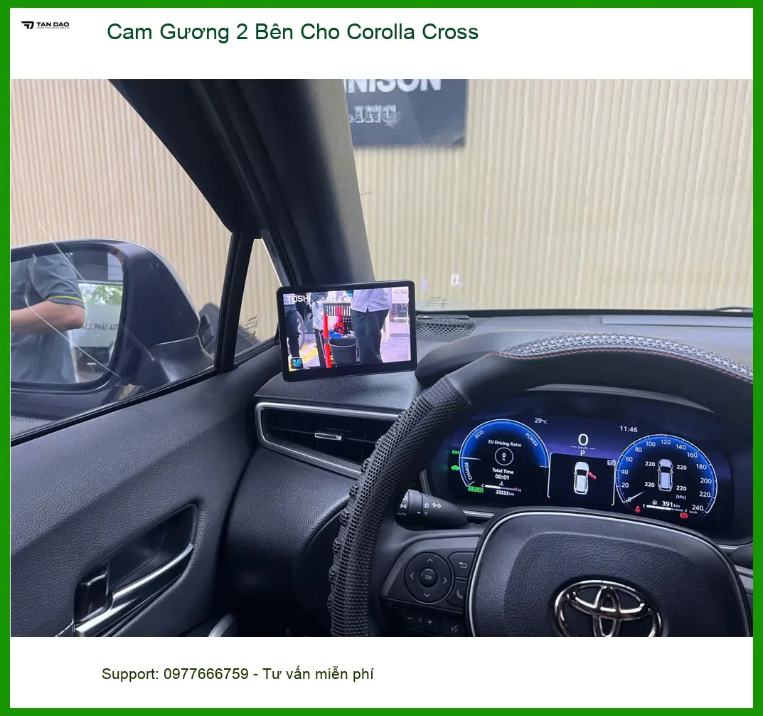 Anh Tùng lắp Cam Gương 2 Bên Cho Corolla Cross tại Quận 1 ảnh thực tế 4